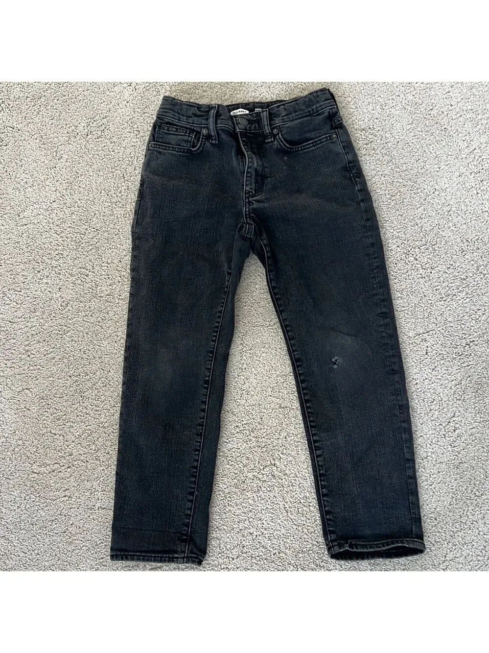 Boys Old Navy black denim. Size 8 plus